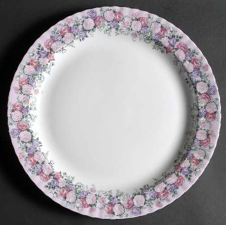 Rose Garland 13" Chop Plate (Round Platter)
