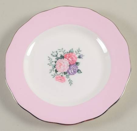 Rose Garland Bread & Butter Plate