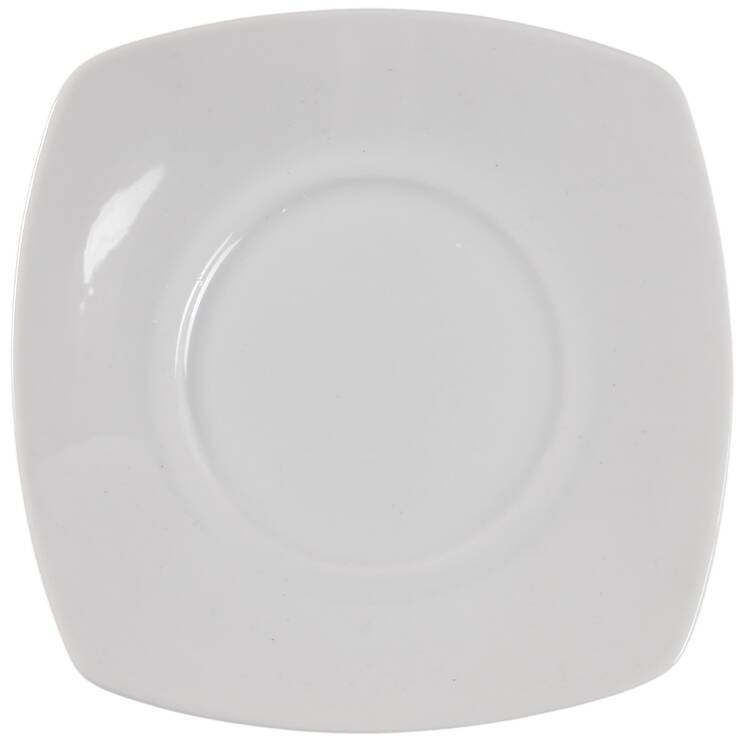 Classic White (Classic Shape) Saucer for Square Cup
