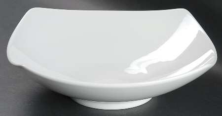 Classic White (Classic Shape) 11" Square Serving Bowl