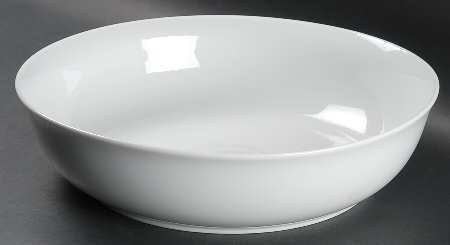 Classic White (Classic Shape) 12" Round Serving Bowl