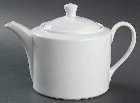 Classic White (Classic Shape) Teapot & Lid