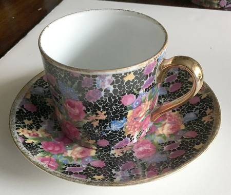 Maria Flat Demitasse Cup & Saucer Set