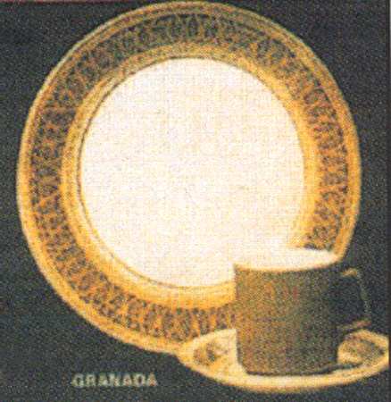 Granada Flat Cup & Saucer Set