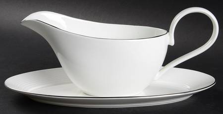 Gordon Ramsay Platinum Gravy Boat & Underplate