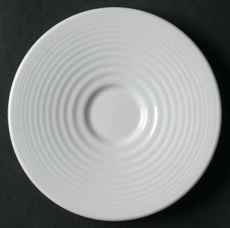 Gordon Ramsay White (Bone, No Trim) Saucer for Espresso Cup