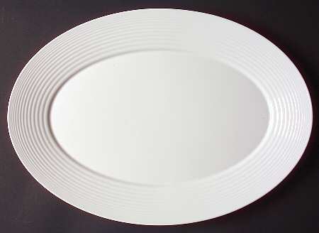 Gordon Ramsay White (Bone, No Trim) 15" Oval Serving Platter