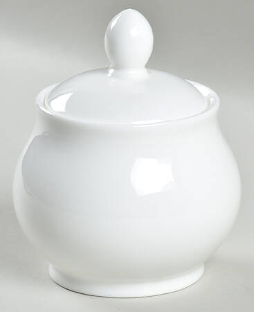 Signature White Sugar Bowl & Lid