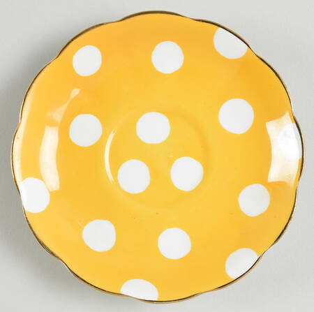 Polka Dot Series Saucer for Footed Cup