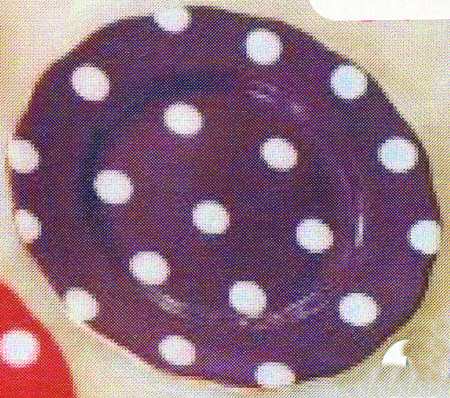 Polka Dot Series Saucer for Footed Cup