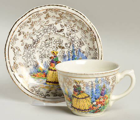 RID71 Flat Demitasse Cup & Saucer Set