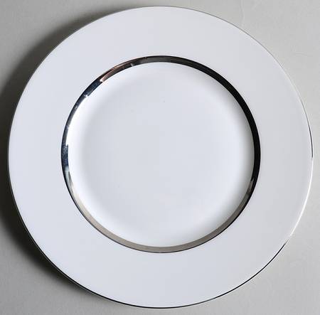Silver Lining Luncheon Plate