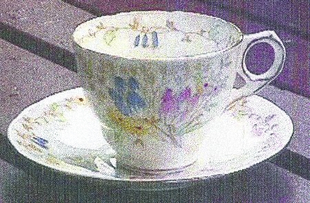 8245 Footed Cup & Saucer Set