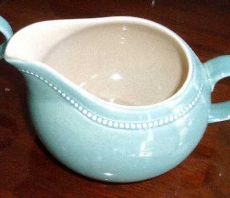 Roulette Sage Green Creamer