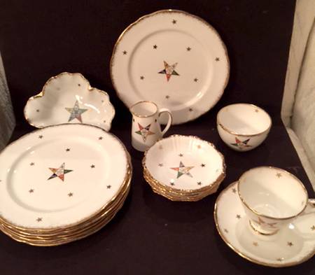 Order of the Eastern Star Salad Plate