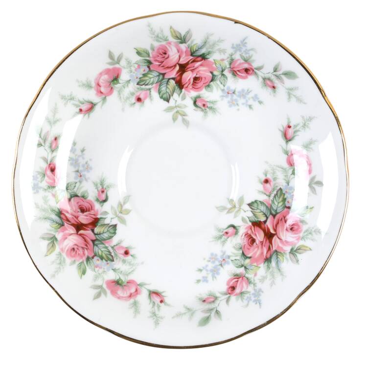 Rambling Rose (Scalloped) Saucer