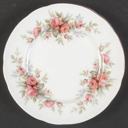 Rambling Rose (Scalloped) Bread & Butter Plate