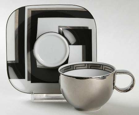 Dedalo Espresso Cup and Saucer Set