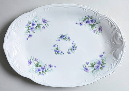 WAV71 12" Oval Serving Platter
