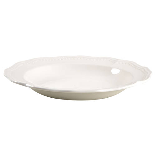 Classic White Large Rim Soup Bowl