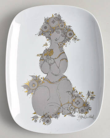 Samuramat 12" Rectangular Wall Plate