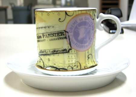 Epicerie Flat Cup & Saucer Set