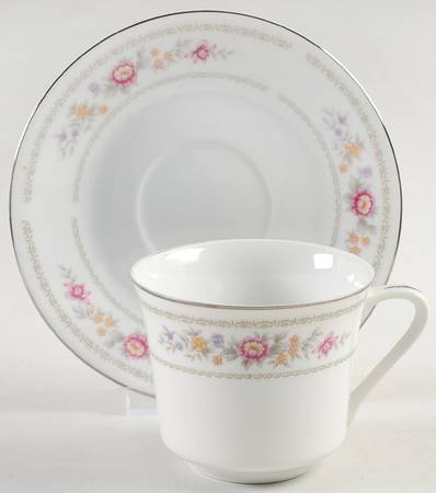 Fantasy Flat Cup & Saucer Set