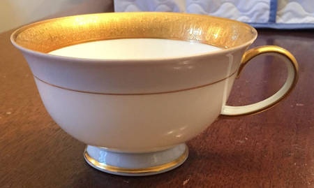 591 Footed Cup & Saucer Set