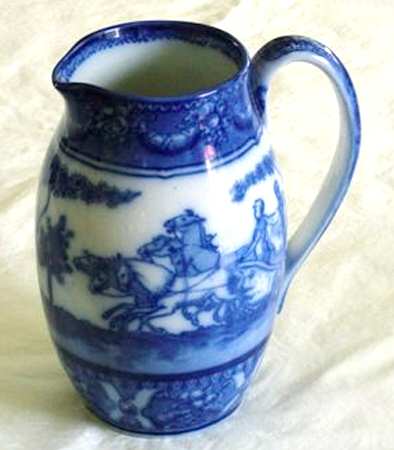 Isthmian Games (Flow Blue) by Royal Doulton