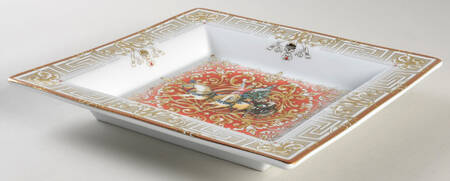 Christmas Chariot 8" Square Tray