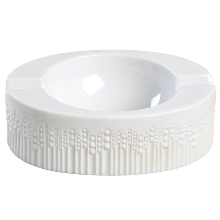 Pearl Drops Oval Ashtray