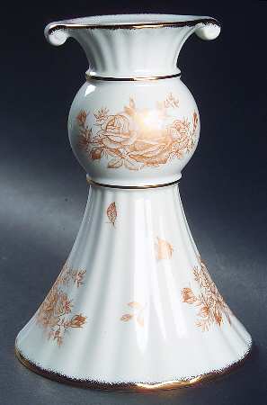 Old Country Roses Gold 6" Candlestick