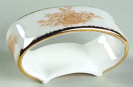 Old Country Roses Gold Napkin Ring
