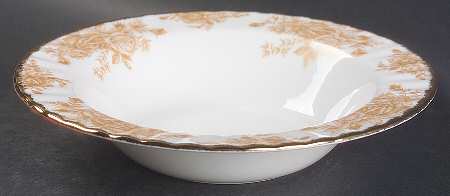 Old Country Roses Gold Rim Soup Bowl
