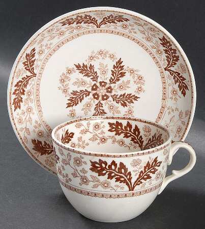 Deak Brown Oversized Cup & Saucer Set