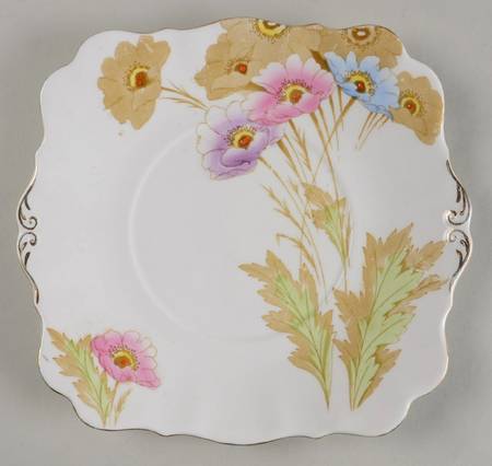 Somerset Square Handled Cake Plate