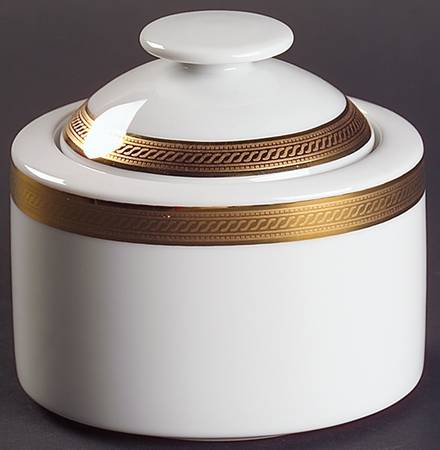 Elegance Gold Sugar Bowl & Lid