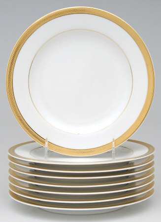 Elegance Gold (Set of 8) Salad Plates
