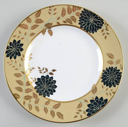 Kimono Taupe Salad Plate