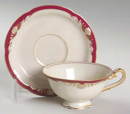 ROT265 Footed Demitasse Cup & Saucer Set