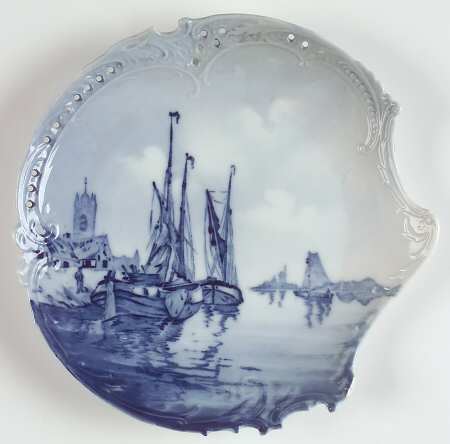 Delft Savoy Salad Plate