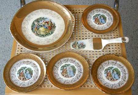 RYL268 Handled Cake Plate