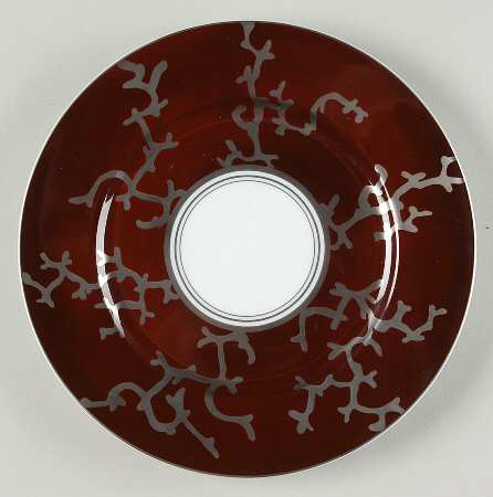 Cristobal Chocolate Dessert Luncheon Plate