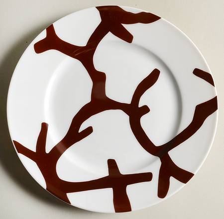 Cristobal Chocolate Dessert Luncheon Plate