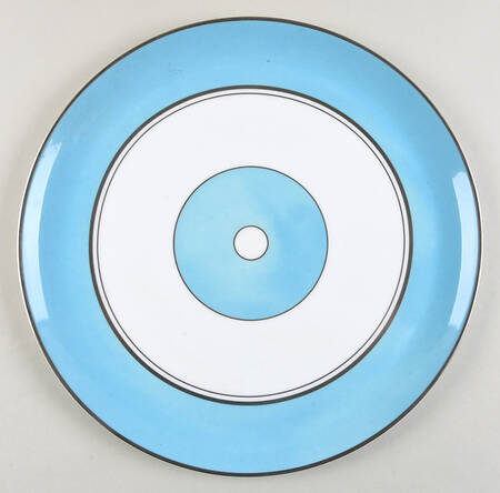 Cristobal Turquoise Cake Plate