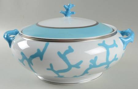 Cristobal Turquoise Tureen &  Lid