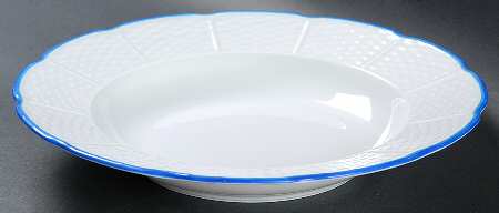 Villandry Blue Rim Soup Bowl