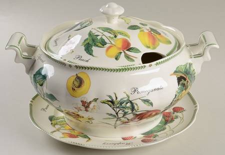 Botanical Fruit Tureen & Lid w/Underplate