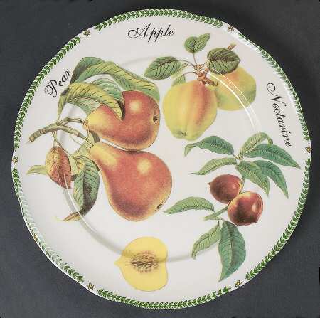 Botanical Fruit Salad Plate