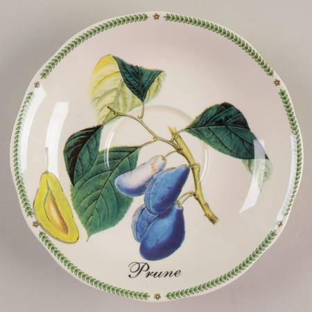 Botanical Fruit Saucer for Flat Cup